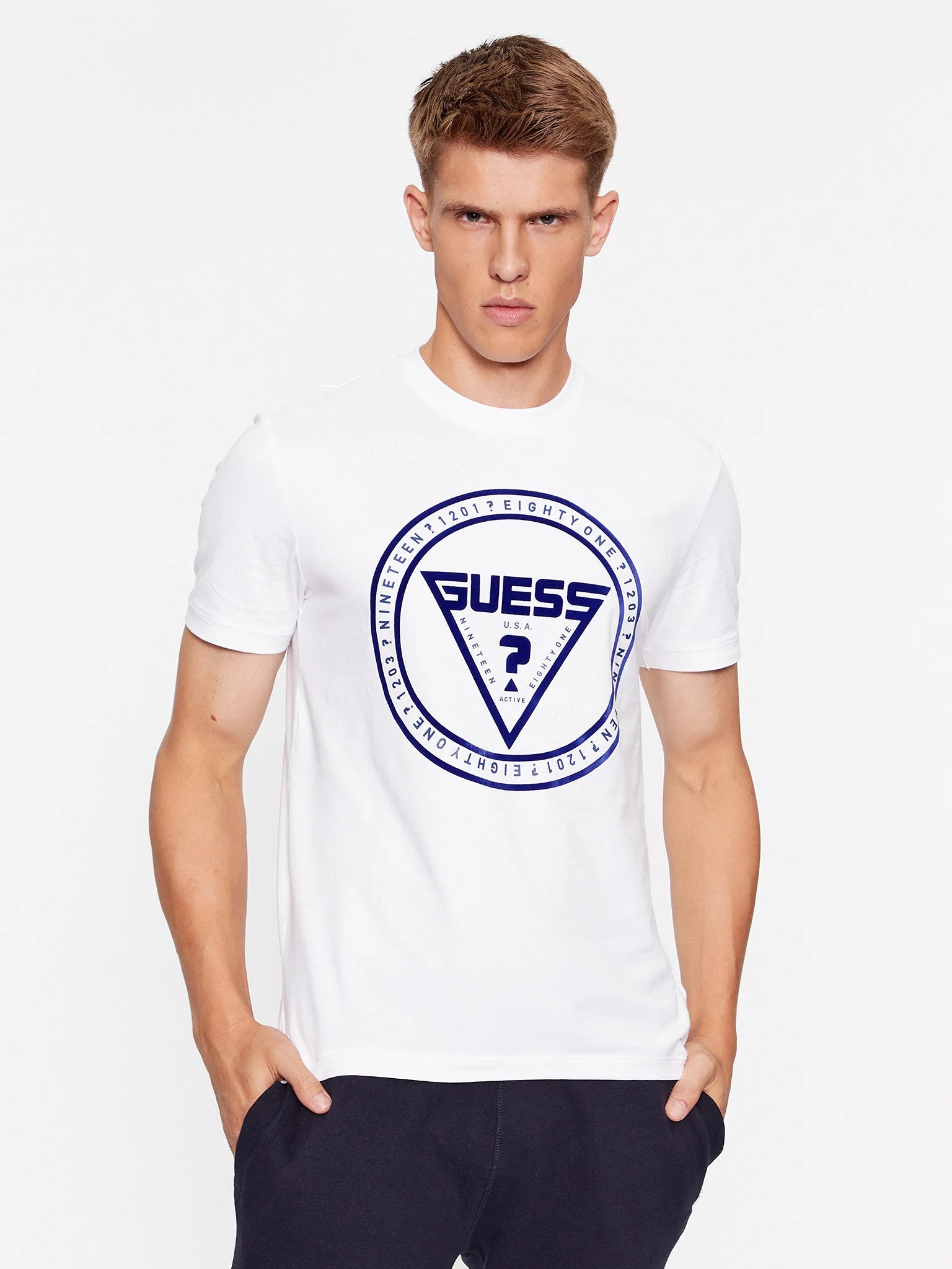 Camiseta GUESS - W3GP43 K9I51 JBLK