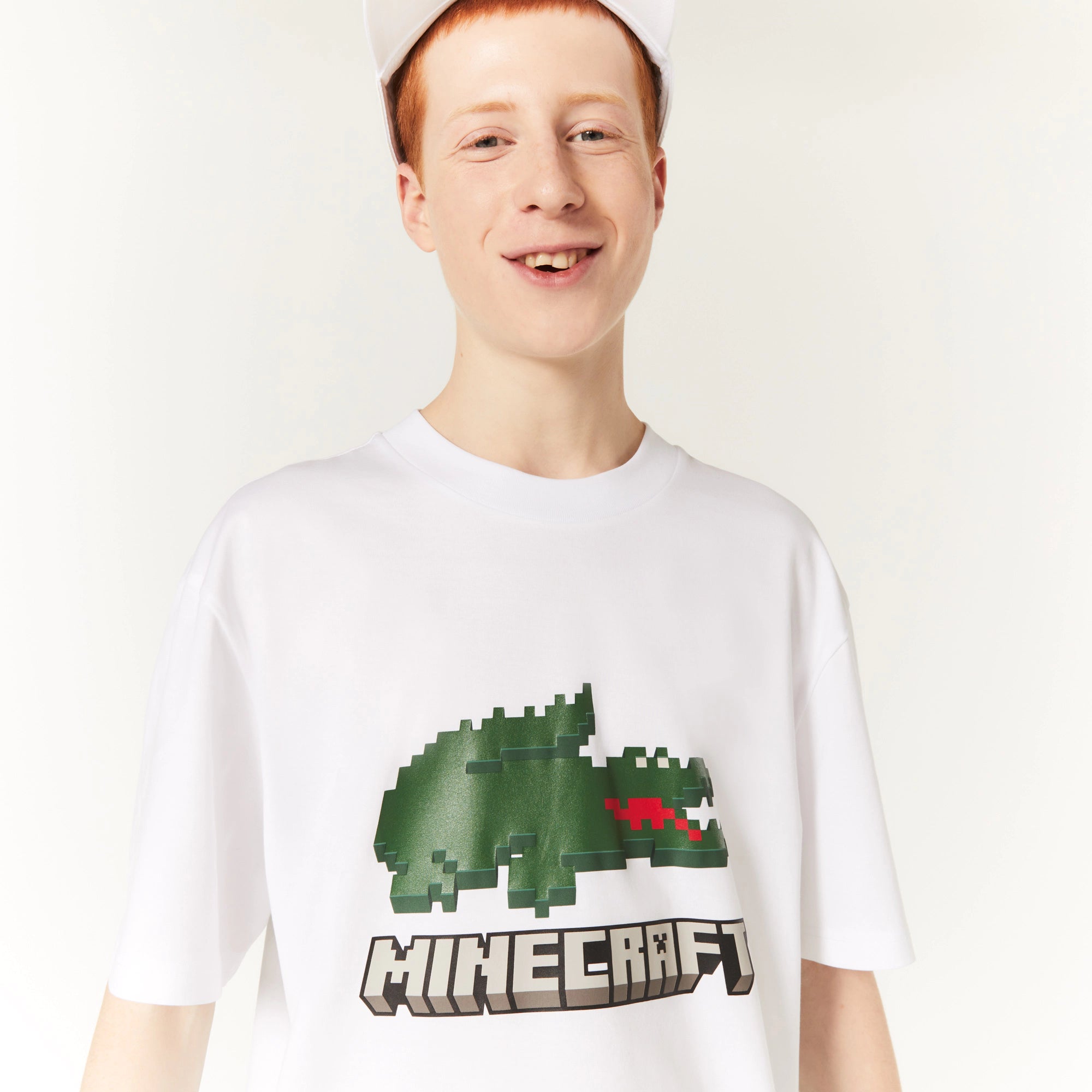 Lacoste x Minecraft Men's T-Shirt Blue TH5038-00-L99
